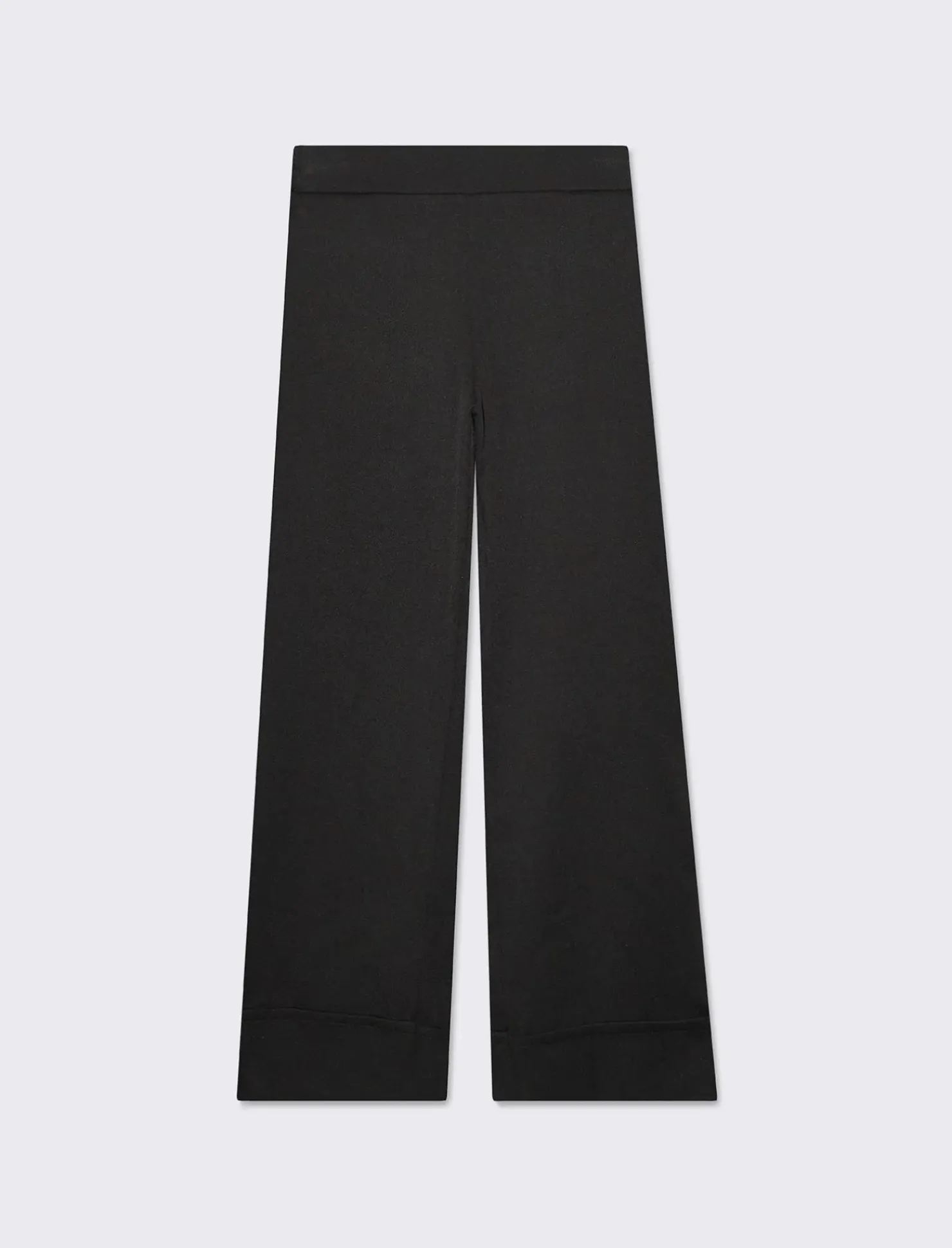 Piazza Italia Pantalone basico con elastico in vita sul retro - Nero Fashion