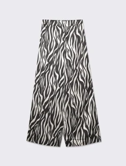 Donna Piazza Italia Donna|Pantaloni<Pantalone basico con elastico in vita - -bianco