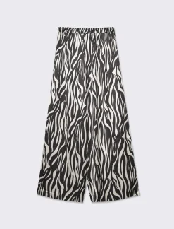 Donna Piazza Italia Donna|Pantaloni<Pantalone basico con elastico in vita - -bianco