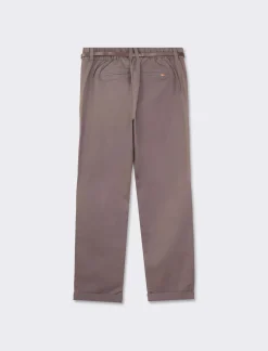 Donna Piazza Italia Donna|Pantaloni<Pantalone chino colorato con cintura e tessuto comfort elasticizzato, vestibilità regular - piombo