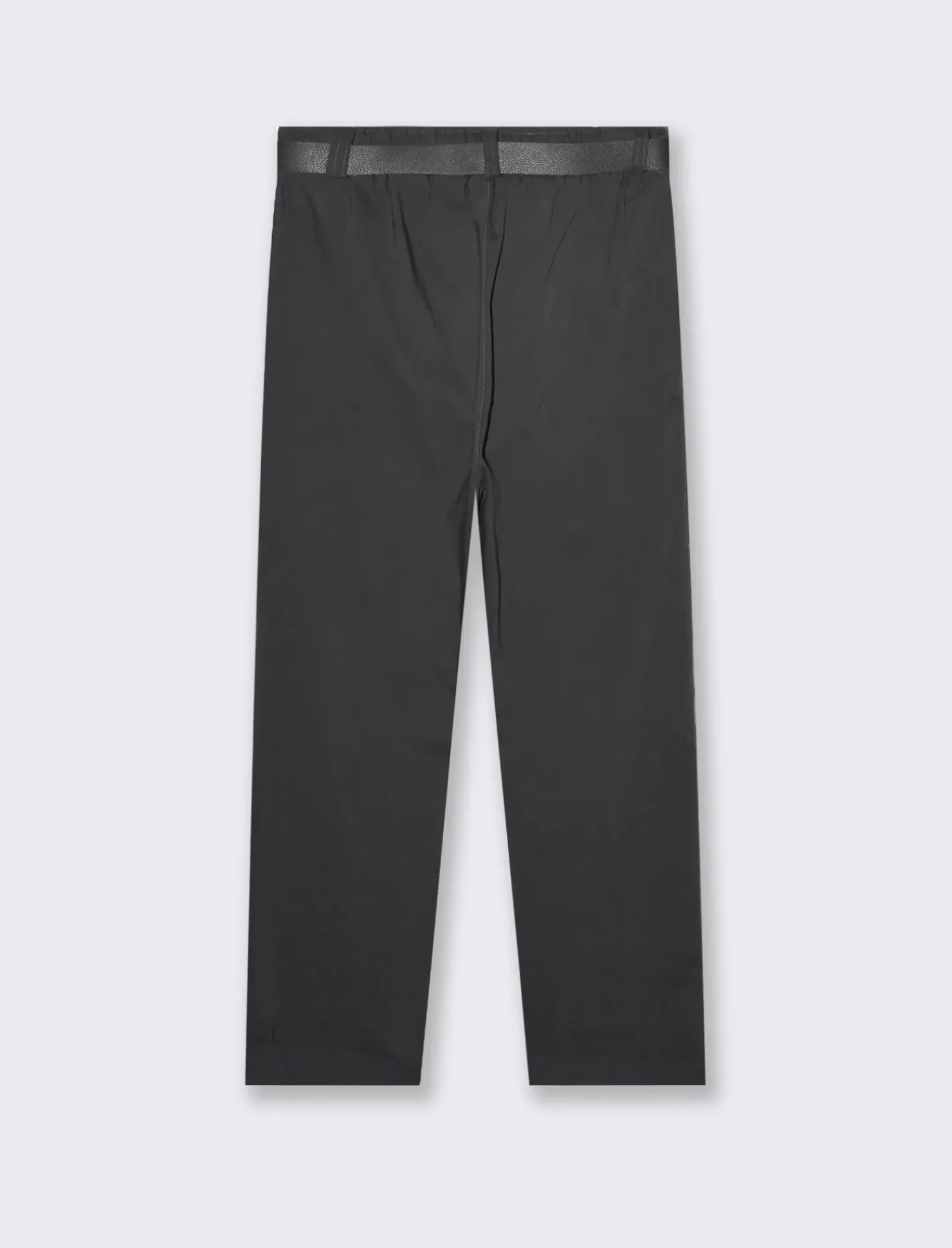 Piazza Italia Pantalone con cintura ed elastico in vita - piombo Grigio Clearance