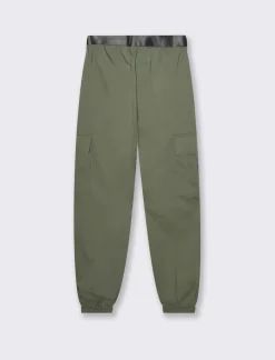 Donna Piazza Italia Donna|Pantaloni<Pantalone con cintura ed elasticon in vita modello cargo  - Ve.milit.