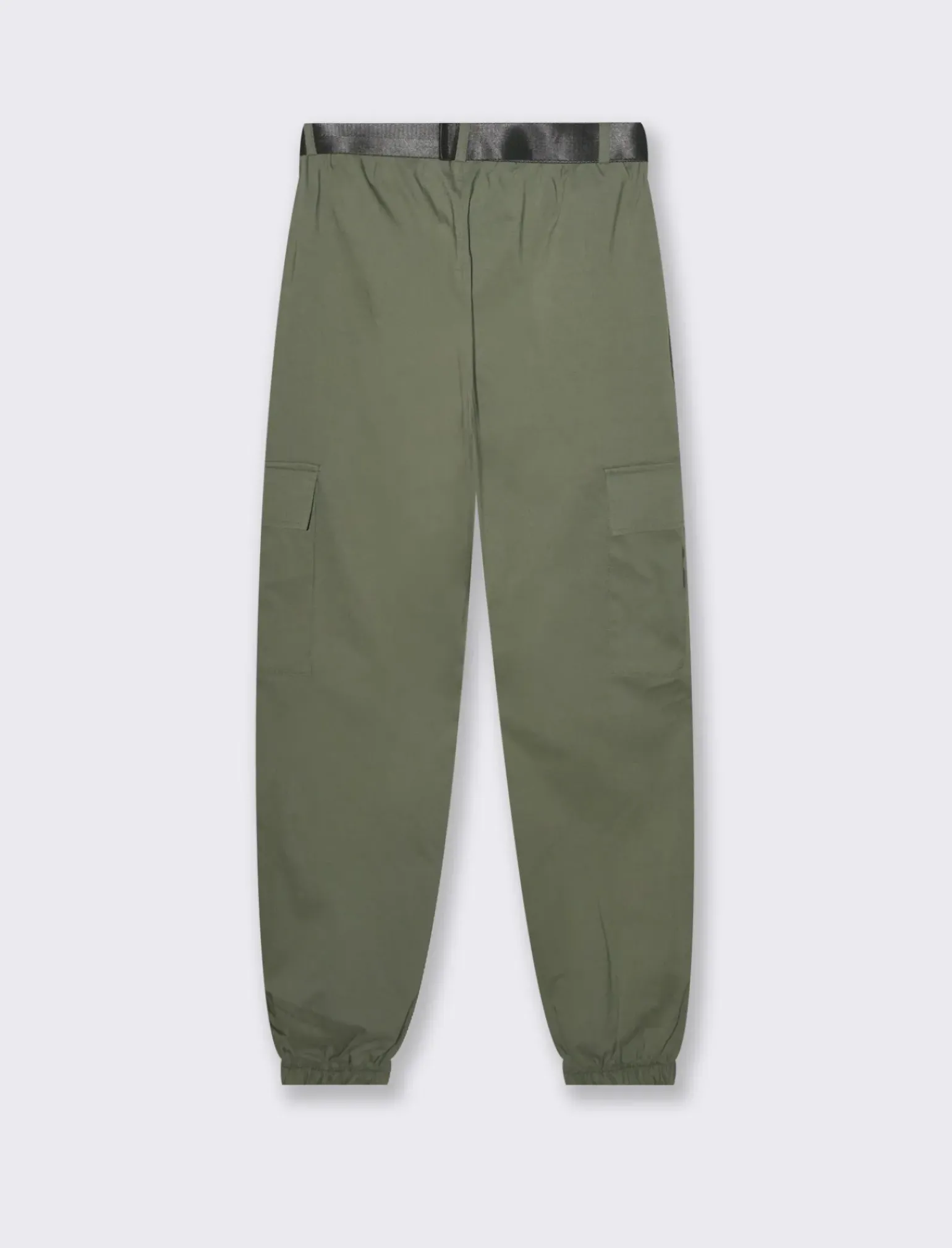 Donna Piazza Italia Donna|Pantaloni<Pantalone con cintura ed elasticon in vita modello cargo - Ve.milit.