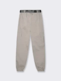 Donna Piazza Italia Donna|Pantaloni<Pantalone con cintura ed elasticon in vita modello cargo  -