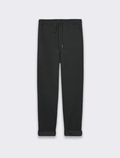 Donna Piazza Italia Donna|Pantaloni<Pantalone con elastico in vita e tasche americane - Pois