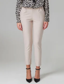 Donna Piazza Italia Pantaloni<Pantalone con tasche all'americana sui fianchi - burro