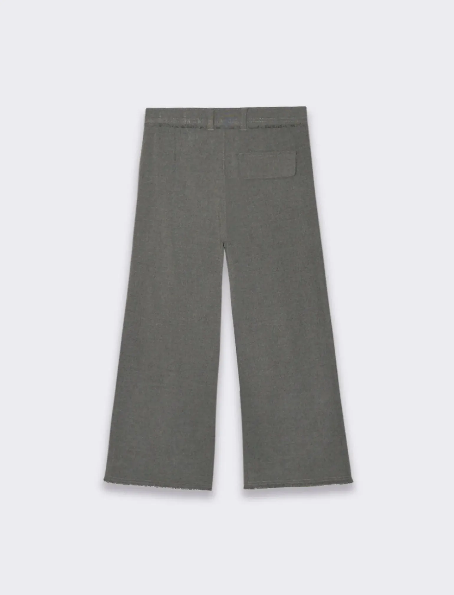 Piazza Italia Bambina|Pantaloni<Pantalone da bambina vestibilità ampia con orlo a taglio vivo in vita e al fondo -