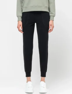 Donna Piazza Italia Pantaloni<Pantalone jogger con bustino in tessuto jersey -