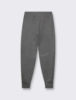 Donna Piazza Italia Pantaloni<Pantalone jogger con bustino in tessuto jersey - Antracite melange