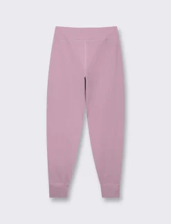 Donna Piazza Italia Pantaloni<Pantalone jogger con bustino in tessuto jersey - malva