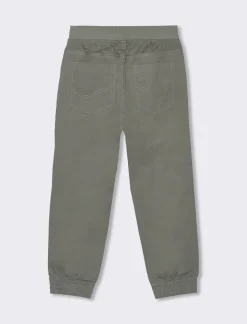 Bambino Piazza Italia Bambino|Pantaloni<Pantalone modello jogger con elastico a fondo gamba - militare