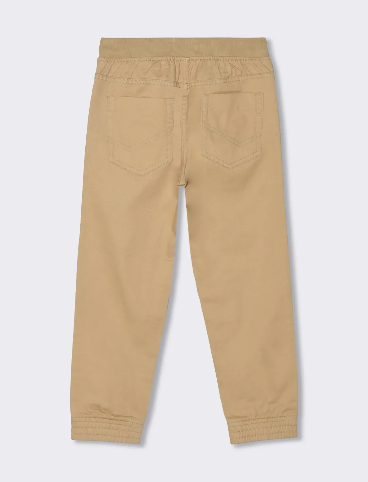 Piazza Italia Pantalone modello jogger con elastico a fondo gamba - Beige Outlet