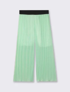 Piazza Italia Bambina<Pantalone plisse' ampio da bambina -