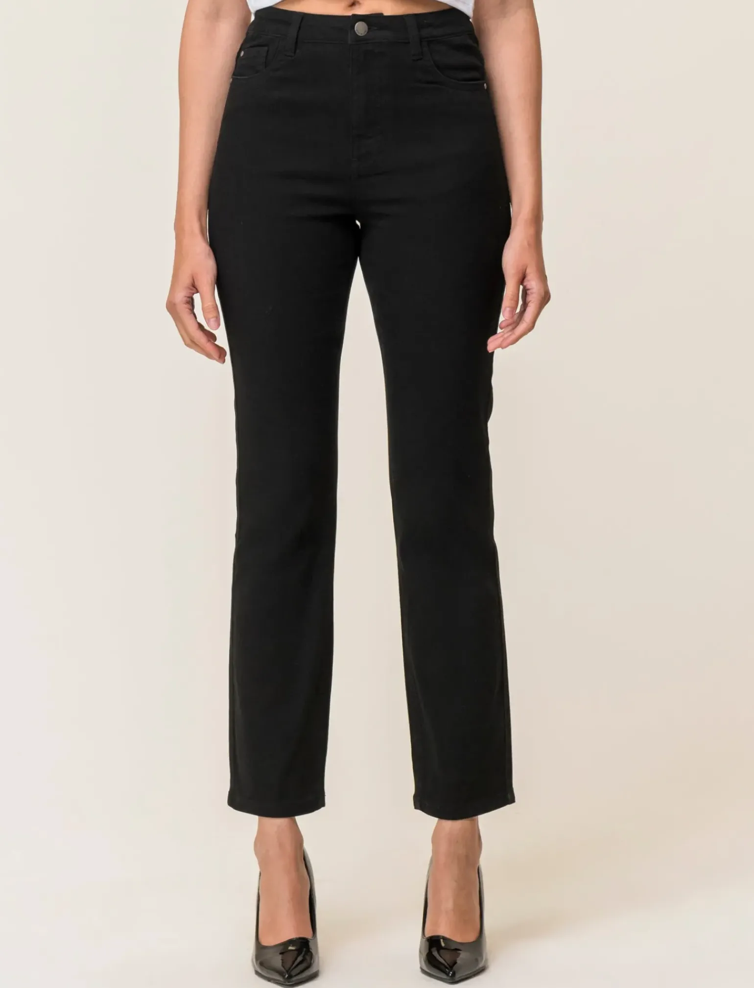 Donna Piazza Italia Donna|Jeans<Pantalone skinny cinque tasche high waist gamba dritta -