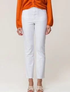 Donna Piazza Italia Donna|Jeans<Pantalone skinny cinque tasche high waist gamba dritta -