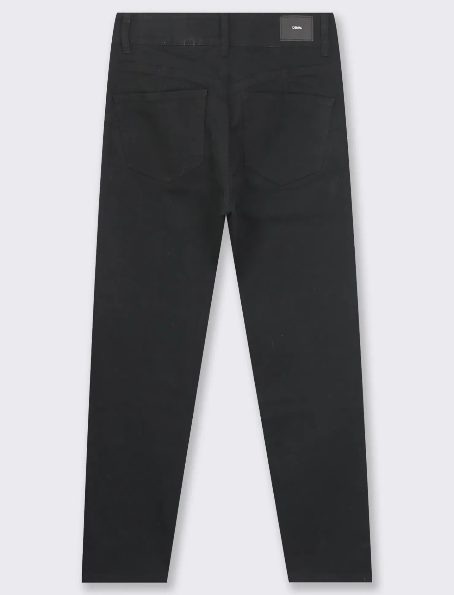 Piazza Italia Pantalone skinny colorato vita alta crop e bustino - Nero Cheap