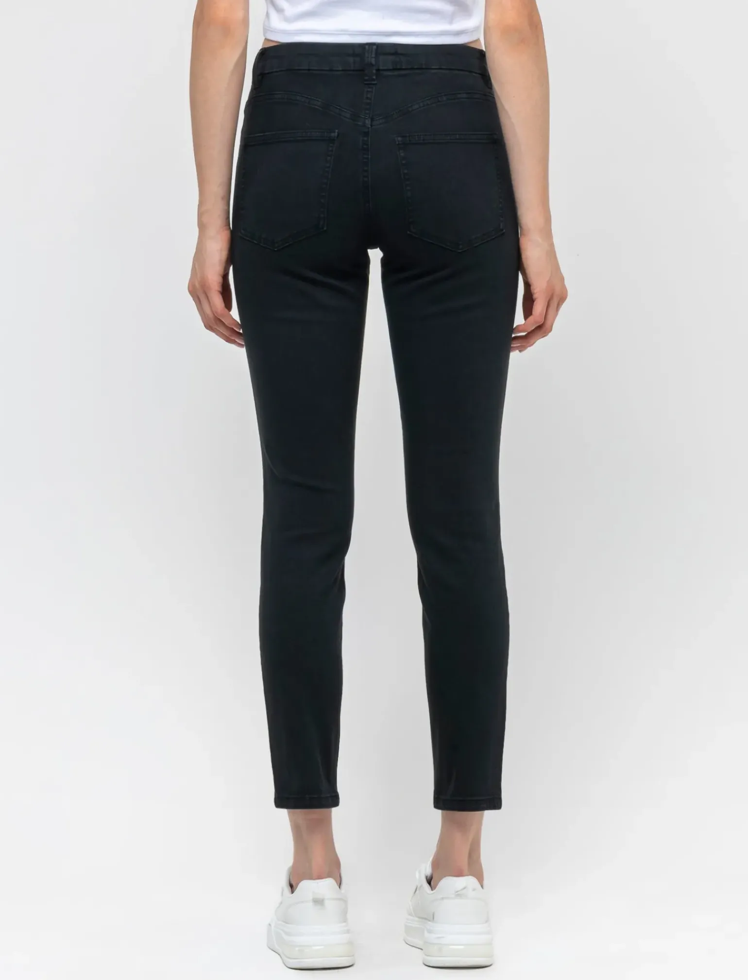 Donna Piazza Italia Donna|Jeans<Pantalone skinny vita alta -