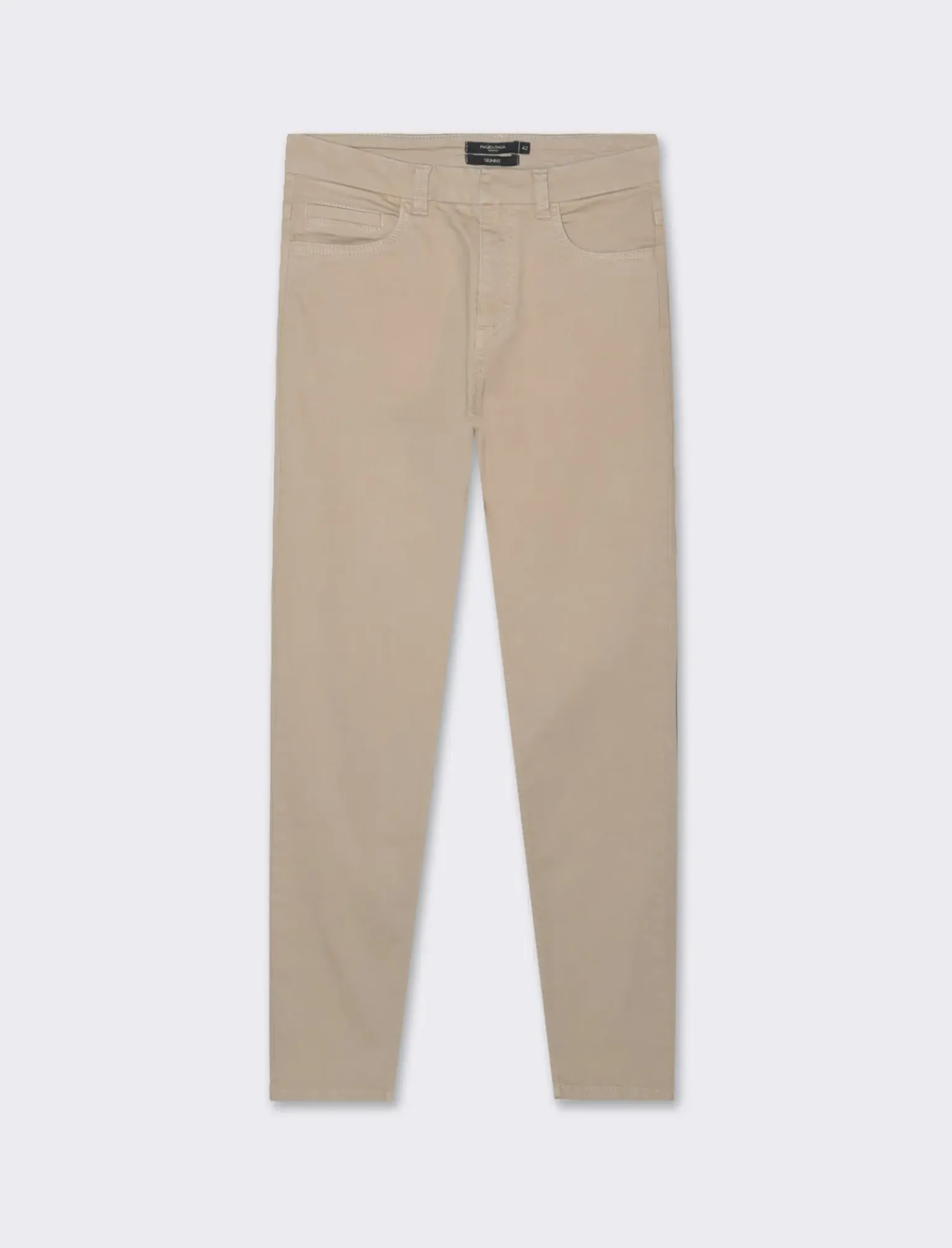 Donna Piazza Italia Donna|Jeans<Pantalone skinny vita alta - Caramello