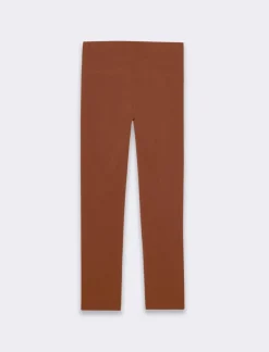 Donna Piazza Italia Pantaloni<Pantalone tessuto elastico con vestibilità slim - bruciato