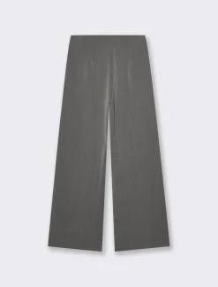 Donna Piazza Italia Donna|Pantaloni<Pantalone vita alta con banda laterale -