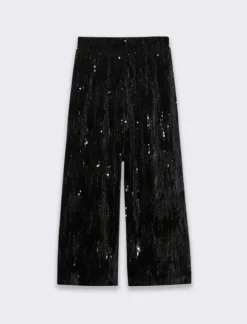 Piazza Italia Neonata<Pantaloni ampi in velluto -