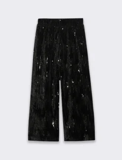 Piazza Italia Neonata<Pantaloni ampi in velluto -