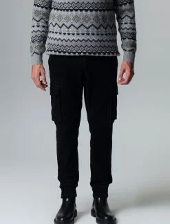 Uomo Piazza Italia Pantaloni<Pantaloni cargo in velluto a coste tapered fit con tasche a toppa posteriori -