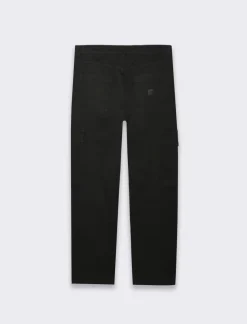Uomo Piazza Italia Uomo|Pantaloni<Pantaloni cargo straight fit con tasche anteriori e a toppa posteriori - Nero