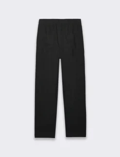 Donna Piazza Italia Donna|Pantaloni<Pantaloni carrot con elastico in vita e tasche frontali - Nero