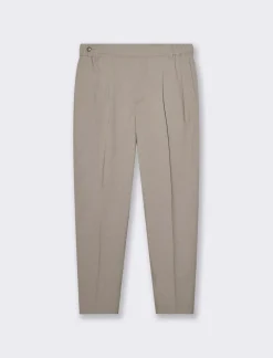 Uomo Piazza Italia Uomo|Pantaloni<Pantaloni chino con cinturino ed abbottonatura laterale -