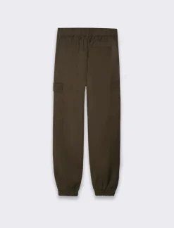Uomo Piazza Italia Uomo|Pantaloni<Pantaloni chino con vita semi elasticizzata - kaki