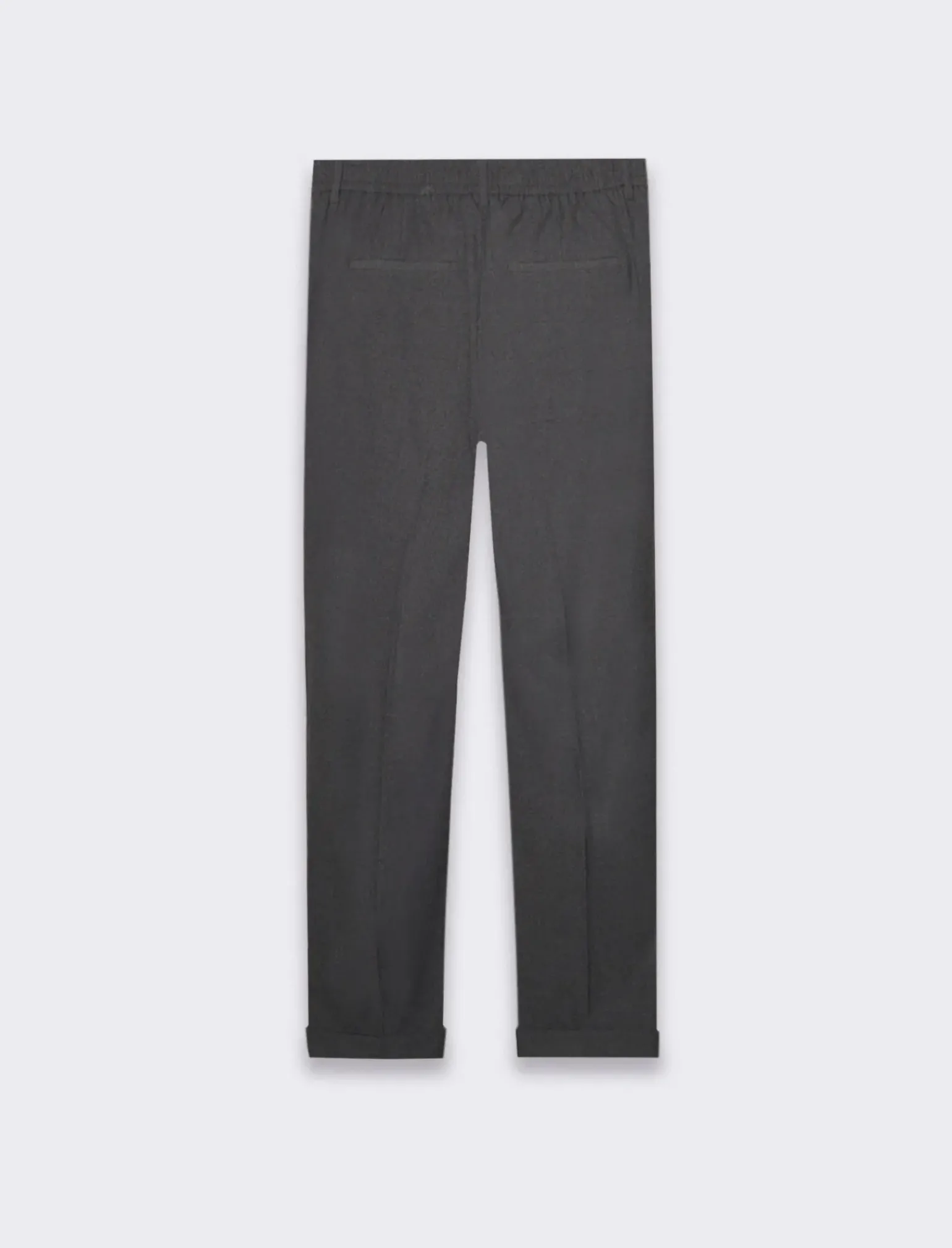 Uomo Piazza Italia Pantaloni<Pantaloni chino con vita semi elasticizzata con tessuto strutturato - Antracite melange