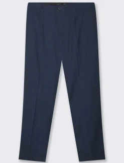 Uomo Piazza Italia Uomo|Pantaloni<Pantaloni chino fantasia a righe wide fit -