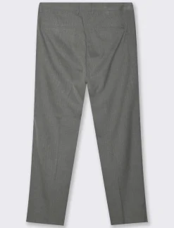 Uomo Piazza Italia Uomo|Pantaloni<Pantaloni chino fantasia a righe wide fit - Antracite melange