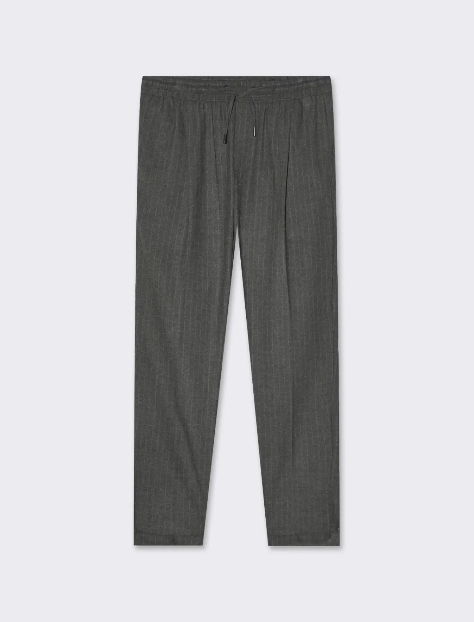 Uomo Piazza Italia Pantaloni<Pantaloni Chino jogger fantasia a righe, regular fit - Antracite melange