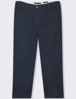 Uomo Piazza Italia Uomo|Pantaloni<Pantaloni chino tessuto twill di cotone elasticizzato -