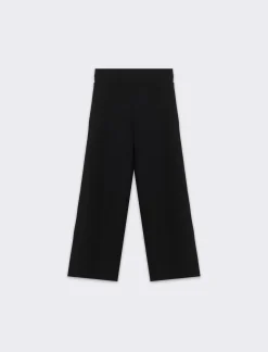 Piazza Italia Bambina|Pantaloni<Pantaloni da bambina con vita elastica con dettagli in fibra metallizzata -