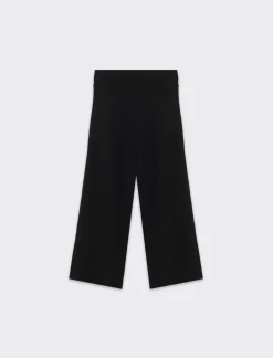 Piazza Italia Bambina|Pantaloni<Pantaloni da bambina con vita elastica con dettagli in fibra metallizzata -