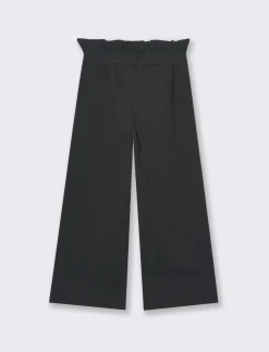 Piazza Italia Bambina|Pantaloni<Pantaloni eleganti da bambina con gamba larga. - Nero