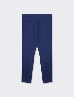 Uomo Piazza Italia Uomo|Pantaloni<Pantaloni formal fit in tessuto operato - ette