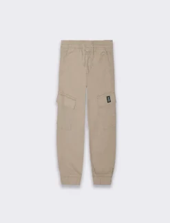 Bambino Piazza Italia Bambino|Pantaloni<Pantaloni in cotone linea jogger con culisse ed elastico a fondo gamba -