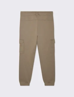 Uomo Piazza Italia Pantaloni<PANTALONI IN FELPA CON TASCONI - kaki