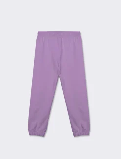 Piazza Italia Bambina|Leggings E Jogger<Pantaloni in felpa di cotone con elastico in vita e al fondo e tagli frontali - Lilla