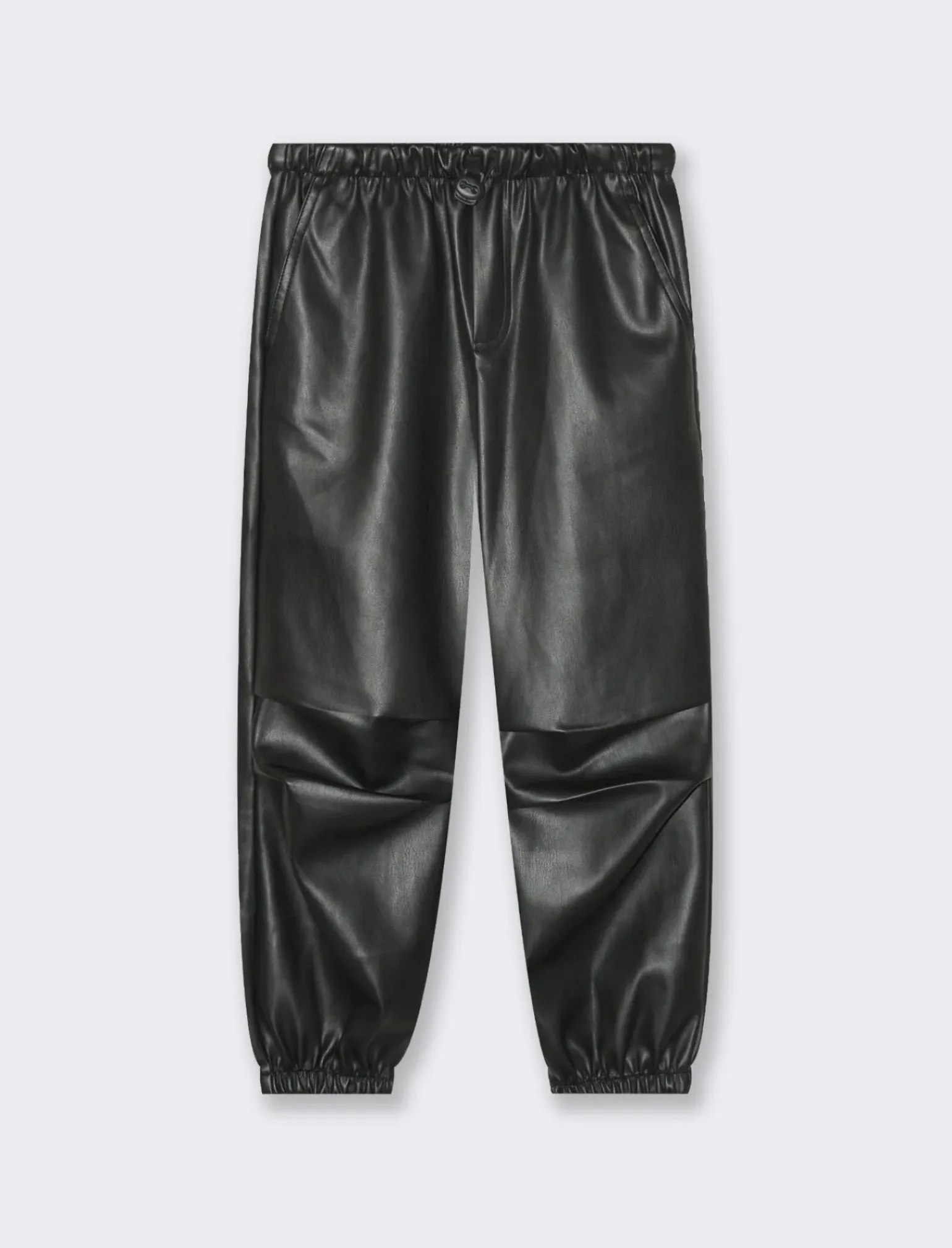 Piazza Italia Bambina|Pantaloni<Pantaloni in finta pelle con coulisse in vita -