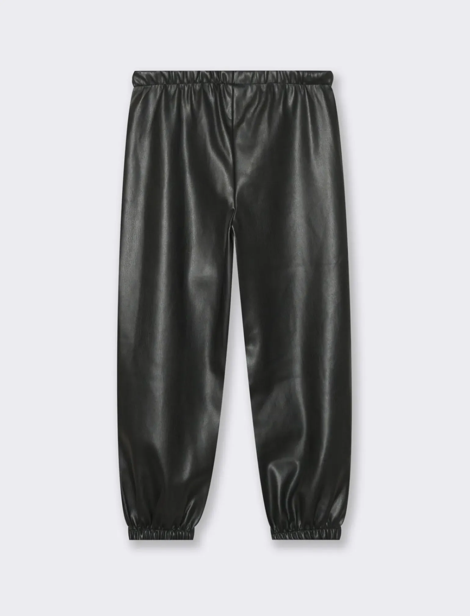 Piazza Italia Bambina|Pantaloni<Pantaloni in finta pelle con coulisse in vita -