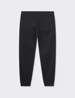 Uomo Piazza Italia Uomo|Pantaloni<Pantaloni in twill con vita elasticizzata regolabile con laccio. Tasche anteriori e dettaglio di tas -