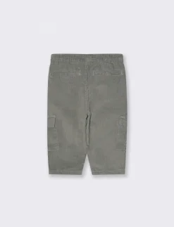Piazza Italia Neonato|Pantaloni<Pantaloni in velluto a coste, con vita elastica e tasconi laterali - Grigio