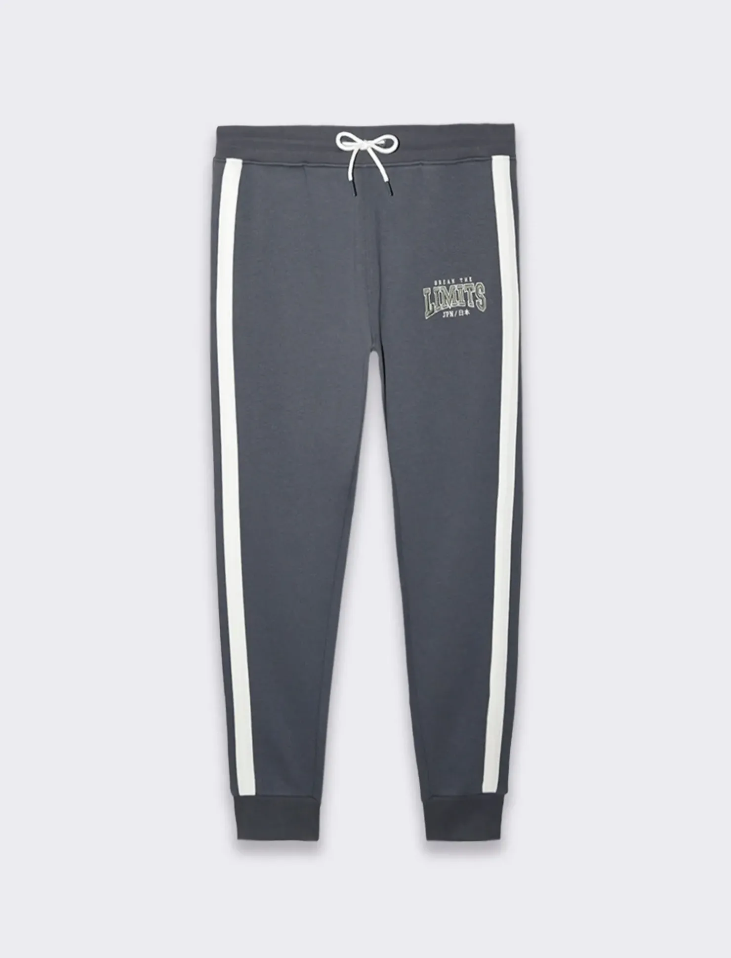 Piazza Italia Pantaloni jogger in felpa garzata con vita elasticizzata - Avion Blu Best Sale