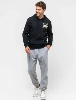 Uomo Piazza Italia Pantaloni<Pantaloni jogger in felpa garzata con vita elasticizzata - mel.