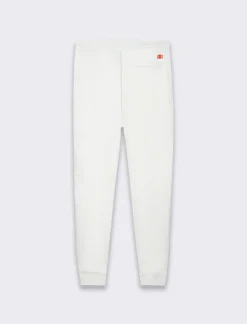 Uomo Piazza Italia Uomo|Pantaloni<Pantaloni jogger in felpa con vita elasticizzata - Bianco
